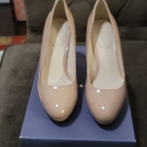 Nickels Denny Nude Patent heel